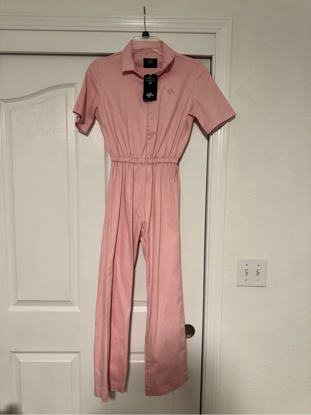 Valfre Pink Short Sleeve Jumpsuit